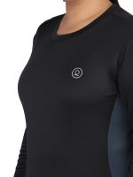 CHKOKKO Women's Polyester Regular Fit Full Sleeve Round Neck Dry Fit Gym Sports T-Shirt - Image 6