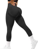 KETKAR Scrunch Butt Leggings Women's High Waist Opaque Sports Leggings Long Yoga Pants Gym Sports Trousers Elastic Jogging Trousers