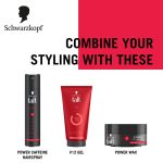 Schwarzkopf TAFT Power Hair Wax For Luminous Shine And Glossy Hair, Hold 5 Lasts 48 Hours, Easy to Wash Out With No Stickiness, For All Hair Types, No Greasy Residue - 75ML - Image 6