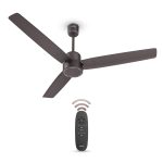 Havells FAB BLDC Ceiling Fan 1200mm, 350 RPM, Savings upto 65%, Reverse Rotation, 4 Modes (Boost, Sleep, Breeze, Mop), Low Wattage 30W, Low Noise, Air Flow:225 CMM, 3 Year Warranty, Cocoa Brown