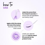 Plum Lash Serum Eyeliner | Clinically Proven To Boost Lash Growth | Intensely Pigmented | Matte Finish | Smudge-Proof | 02 Blue-ming - Image 7