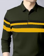 AUSK Men's Polo T-Shirt Full Sleeves Regular Fit - Image 3