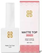 Bolt Bee Matte Finish Top Coat Nail Enamel, Quick Drying, Long Lasting, Chip Resisting Formula with Full Coverage, One Stroke Application, Translucent Layer, 15 Ml