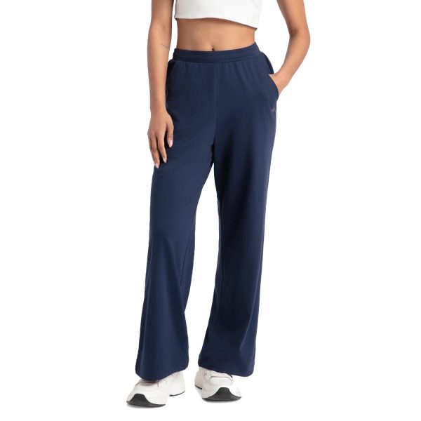 Jockey A158 Women's Super Combed Cotton Rich Straight Fit Mid Rise Wide Leg Pants