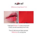 ETUDE Dear Darling Water Gel Tint for Lips, Eyes & Cheeks| Moisturising Lip Gloss| Non-sticky, Long Lasting, Waterproof, Smudgeproof|Korean Lip Tint| RD201-Tangerine Red- 5g - Image 2