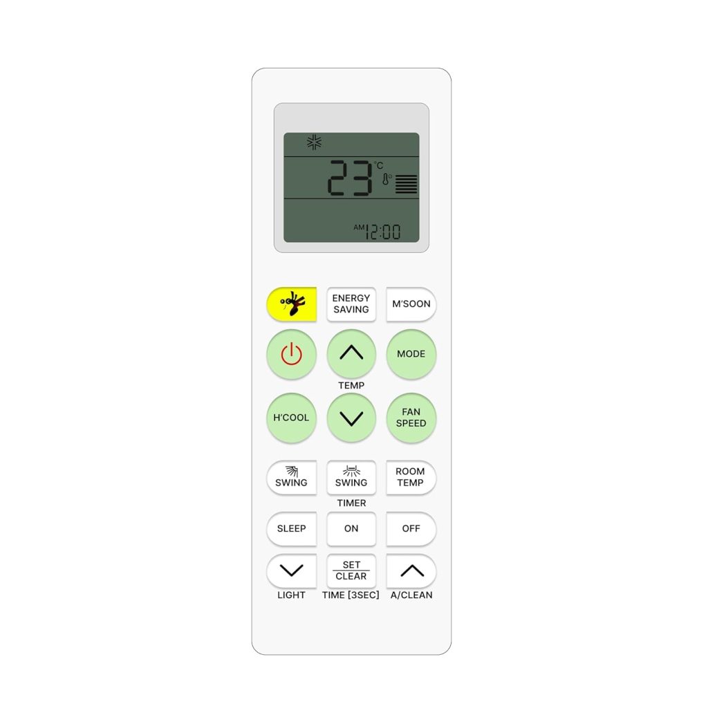 Woniry Air Conditioner Remote Control Compatible for Lg Split and Window Ac RemoteControl (36A)