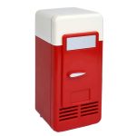 LOOM TREE® USB Mini Fridge Drink Cooler Refrigeration System Small Refrigerator Red Kitchen, Dining & Bar | Bar Tools & Accessories | Ice Buckets & Wine Coolers - Image 6