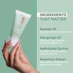 Ashba Botanics Leave-in Conditioner for Frizzy, Wavy & Curly Hair | Hair Cream For Men & Women | Moisturizes, Protects, Nourishes & Adds Shine to Dry & Damaged Hair | Silicone Free (50, millilitre) - Image 4