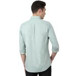 Van Heusen Solid Casual Shirt for Men| Premium Cotton| Full Sleeves| Regular Fit |Breathable Fabric | - Image 3