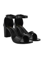 Shoetopia Stylish Ankle Strap Block Heeled Sandals for Women & Girls