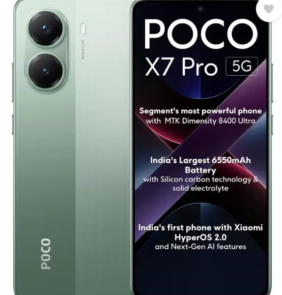 POCO X7 Pro, Nebula Green (12GB, 256GB)