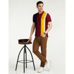 U.S. POLO ASSN. Men's Colour Block Pure Cotton Slim Fit Polo Shirt - Image 3