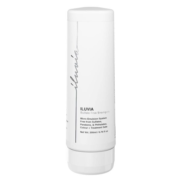 iluvia Professional Sulphate Free Shampoo (Unique Micro Emulsion formula prevents Frizz, Breakage, Dryness for Stronger Hair) - 200ml (200milliliter)