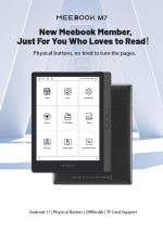 MEEBOOK M7 e-Book Reader | 6.8" 300PPI HD E-Ink Screen eReader | Cold/Warm Light | Android 11 | Support Google Play Store | Speaker/OTG/Type C | Micro SD Card Slot | 3GB+32GB | Gray| - Image 2