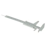 WildCard India 1pc Plastic Caliper Eyebrow Measuring Ruler Double Scale Sliding Gauge Ruler for Eyebrow Permanent Makeup - Image 6