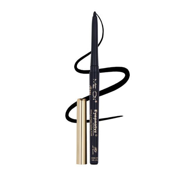ME-ON Eyepnotyz Auto Kajal I Smudgeproof I One Stroke Application I Water Resistant I Jet Black Pigment I 12H Stay - 0.35gm