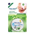 PROSKIN Nail Polish Remover Wipes | Nail Paint Remover Tissue | Round Pads | Formulated with Argan Oil, Olive Oil, Vitamin E | One Wipe Cleans 10 Nails (Aloe Vera, 60 Pads) (Pack of 2) - Image 2