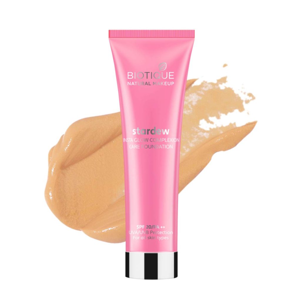 Biotique Natural Makeup Stardew Insta Glow Foundation, Vanilla, 30ml