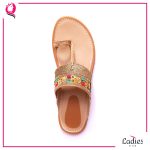 Ladies Hub Kolhapuri Chappal for Women Stylish, Flat Fashion Sandals & Ethnic Slippers for Girls - Image 4