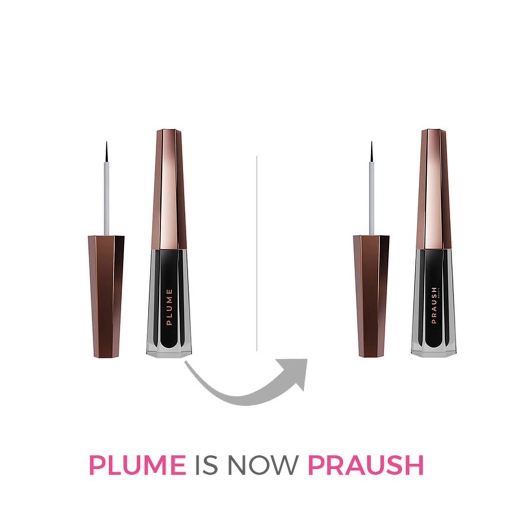 Praush Constant Glitter Liner 100% Matte Black, Infused with Argan Oil for Crack Free Look, Super Long Lasting & Quick Dry, Smudge Proof & Water Resistant