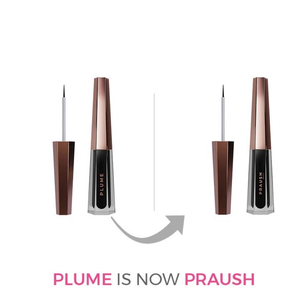 Praush Constant Glitter Liner 100% Matte Black, Infused with Argan Oil for Crack Free Look, Super Long Lasting & Quick Dry, Smudge Proof & Water Resistant