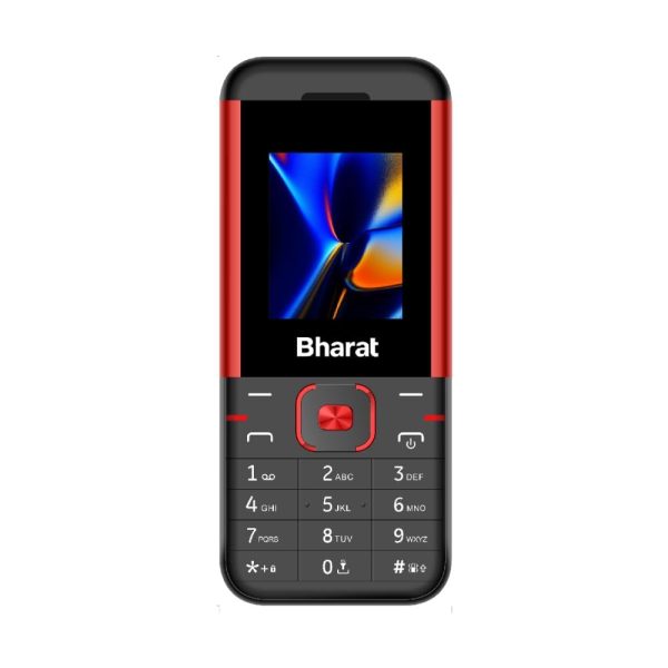 Karbonn K1 jiobharat 4G Keypad Phone with JioTV, JioCinema, JioSoundPay, JioSaavn, Long Lasting Battery, LED Torch, Digital Camera | Black & Red | Locked for JioNetwork