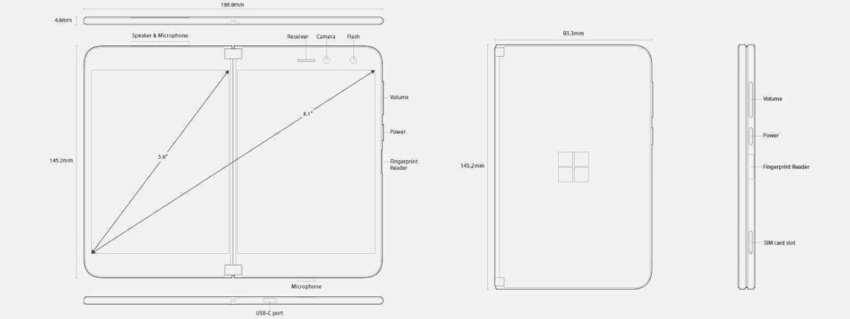 Microsoft Surface Duo 256GB - Glacier - Android 360° Fold Phone - Image 7