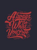 THREADCURRY What You Love | Motivational Inspirational Adventure Quote Cotton Graphic Printed Tshirt for Boys Navy - Image 4