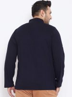 Bigbanana Plus Size Men's Regular Fit Solid Henley Tshirt - Image 5