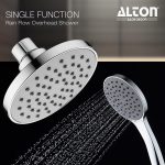 ALTON SHR20520 ABS 4-INCH Rain Flow Overhead Shower Without Arm | Shower Head | Bathroom Shower, Chrome Finish - Image 3