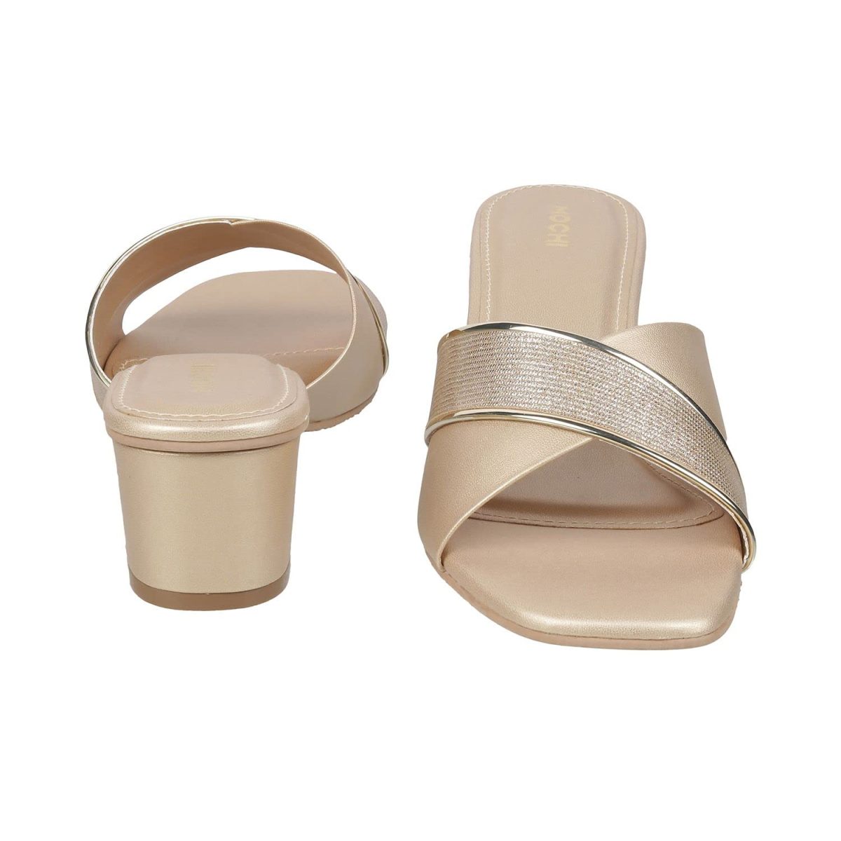 Mochi Women Block Heel Fashion Slip-on - Image 5
