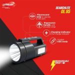 Eveready SEARCHLITE DL95, Kissan Torch, Rechargeable 4W Torch Cum 4W Emergency Sidelight, Type-C USB Fast Charging, Glow-in-The-Dark Strip, Overcharge & Deep Discharge Protection - Image 3