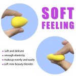 VNZ Beauty Blender Makeup Sponge Puff for Face – 30 Pcs Multi-Colored Makeup Sponges for Foundation, Blending, and Cream Application – Reusable Face Puff Set - Image 3