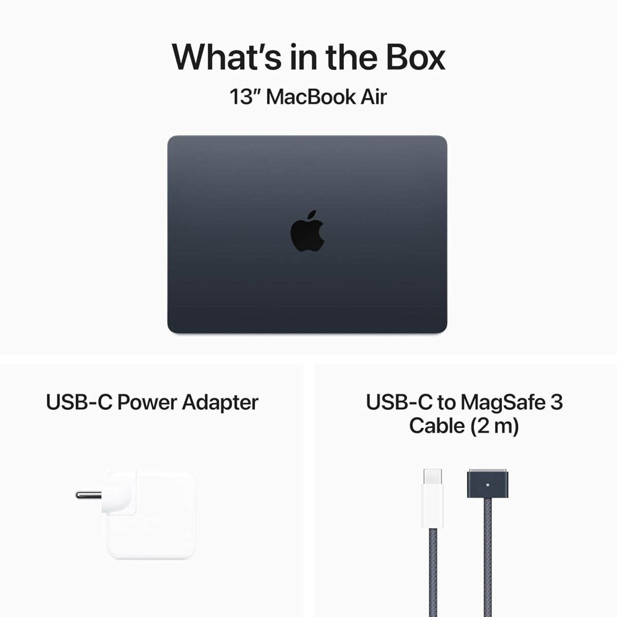 Apple 2024 MacBook Air (13-inch, Apple M3 chip with 8‑core CPU and 10‑core GPU, 24GB Unified Memory, 512GB) - Midnight - Image 6