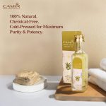 CAMIA Premium Cold Pressed Organic Castor Oil For Skin, Hair & Eyebrows | Rich in Vit E & free fatty acids | Hydrates & Nourishes skin | Promotes Hair Growth, Strengthens strands | 100 ML Glass Bottle - Image 8