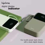Lifelong ZenCharge 20000 mAh 22.5 W Compact Pocket Size Power Bank with 6 Input/Output Ports (Olive, Lithium Polymer, Fast Charging, Quick Charge 3.0 for Mobile, Earbuds,Speaker, Tablet) - Image 7