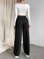 Leriya Fashion Women's Regular Fit High Rise Trouser | High Waist Trouser | Summer Track Pants | Casual Trousers - Image 2