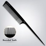VEGA PROFESSIONAL Tail Comb (Carbon Anti-Static Black Line Hair Comb), (VPVCC-03) - Image 3