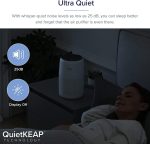 LEVOIT Core Mini Air Purifier For Coverage Area 183 Sq Ft, H13 Truehepa Filter, Remove 99.97% Dust, Smoke, & Pollen, With Fragrance Sponge, (2 Years Warranty), White - Image 6