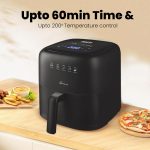 INALSA Air Fryer 3.5 ltr|1400 W with Air Crisp Technology|Temperature & Timer Control|8 Preset Menu & Digital Display|Air fry, Bake,Roast,Reheat,Dehydrate|Airfryer Recipe book-NutriFry 3.5 - Image 2