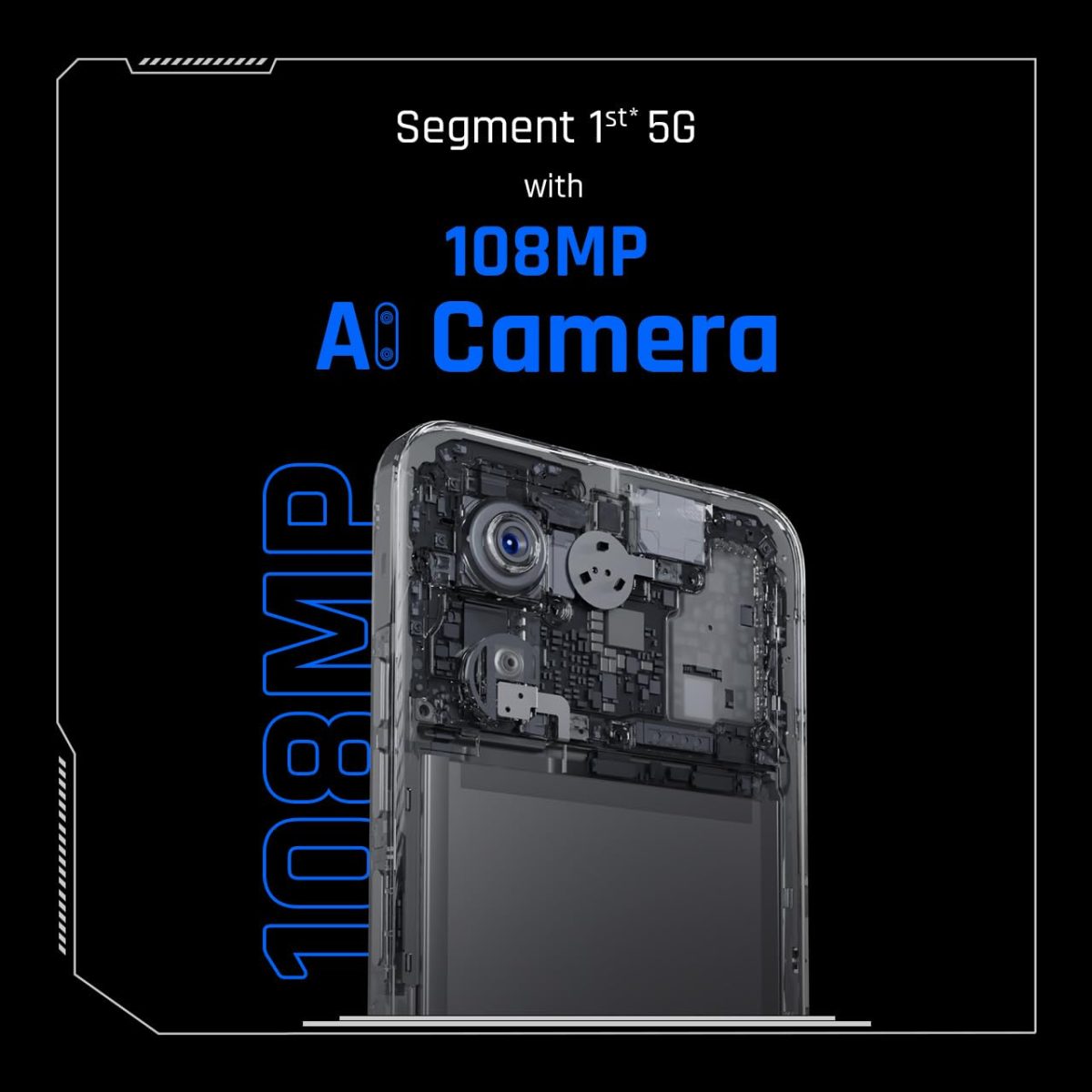 Tecno POVA 6 NEO 5G (Azure Sky, 6GB+128GB) | Advanced AI Features | 108MP Ultra Clear AI Camera | D6300 Powerful Processor | 5 Year Lag Free Fluency | 5000 mAh Battery | in Built Infrared and NFC - Image 3