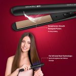 Ikonic Simply Straight Hair Straightener for Women Super Slim Rose Gold 1 inch Plates Compact Design Quick Heat Up Process Auto Controlled Heat Setting Suitable for all Hair Type, Black - Image 3