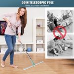 Multifunctional Magic Broom Sweeper | Detachable Indoor Cleaning Broom | 180-Degree Rotatable Broom | Silicone Floor Broom with Extended Handle (2 in 1) with 2 PCS Wall Hooks - Image 7