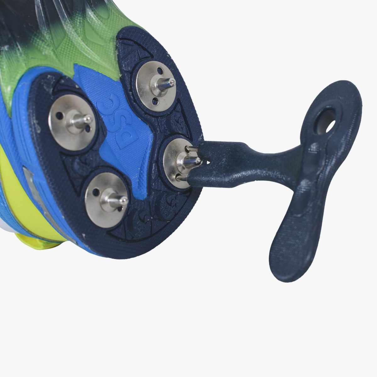 DSC Unisex Adult's Metallic-Fiber Metal Spikes & Spanner for Cricket Shoes, Multicolour - Image 4