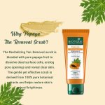 Biotique Papaya Tan Removal Brightening & Revitalizing Face Scrub | Gentle Exfoliation | Smooth and Clear Complexation | 100% Botanical Extracts| Suitable for All Skin Types | 100g - Image 4