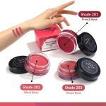 RIELLE Touch of Love Lip & Cheek Tint For Women - Creamy Matte Finish & Easy to Blend Smooth Formula | Enriched with Vitamin E | For Lips, Cheeks & Eyelids | Shade : 201 French Rose - 8gm - Image 4