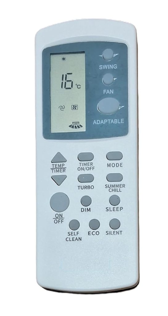 SIWAN Compatible for Blue Star AC Remote Summer Chill Function Original Model Suitable 1 1.5 2 Ton Split and Window Air Conditioner