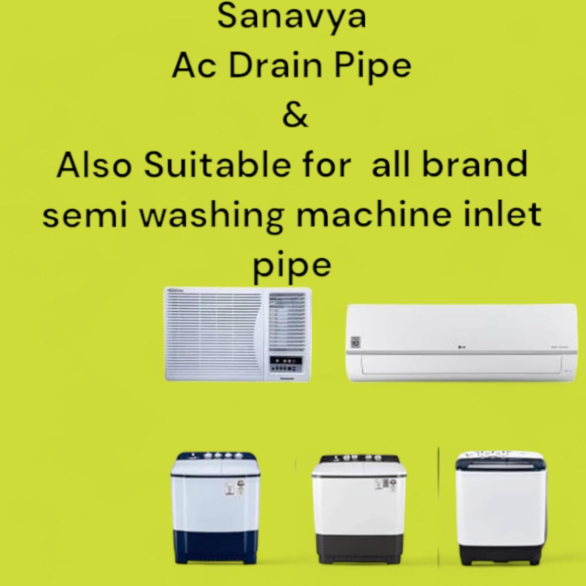 5 meter semi automatic washing machine pipe inlet compatible for lg, samsung, videocon, whirlpool, onida, llyod, electrolux, panasonic - Image 4