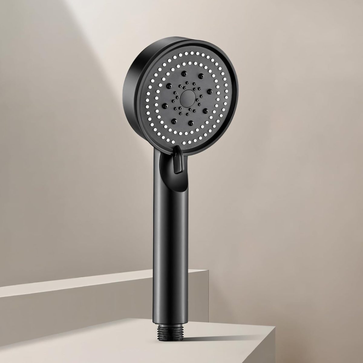 MIORAH Hand Shower for Bath | Sawer Bathroom Set | Shower Head for Bathroom | Handheld Shower | 5 Modes High Pressure ABS Sawar Head, 9 Inch, Pack of 1