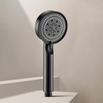 MIORAH Hand Shower for Bath | Sawer Bathroom Set | Shower Head for Bathroom | Handheld Shower | 5 Modes High Pressure ABS Sawar Head, 9 Inch, Pack of 1
